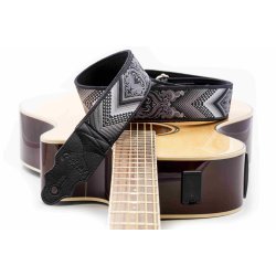 RightOn! Arrow Black Guitar Strap